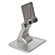 Monitor stand aluminium silver