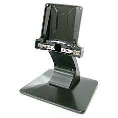 Monitor stand aluminium black