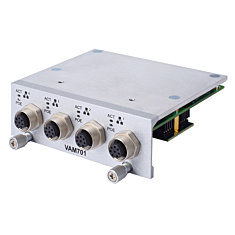 VAM701  4 x M12 A-code Gigabit PoE